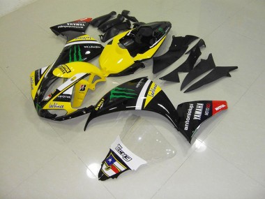 Carénages Moto Yamaha R1 2009-2011 - Jaune Monster