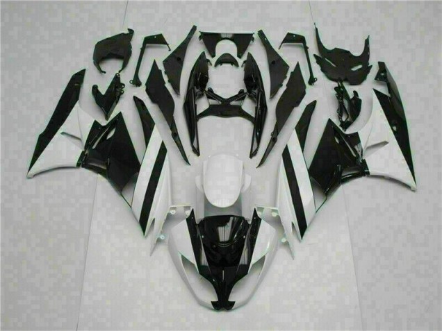 Carénage Moto Kawasaki ZX6R 2009-2012 - Blanc Noir