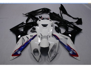 Carénage Moto BMW S1000RR 2009-2014 - Blanc Noir Bleu