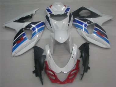 Carénage Moto Suzuki GSXR 1000 K9 2009-2016 - Blanc Bleu