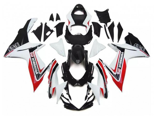 Carénage Moto Suzuki GSXR 600 / 750 K11 2011-2024 - Blanc Rouge Noir