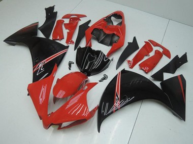 Carénage Moto Yamaha R1 2012-2014 - Rouge Noir