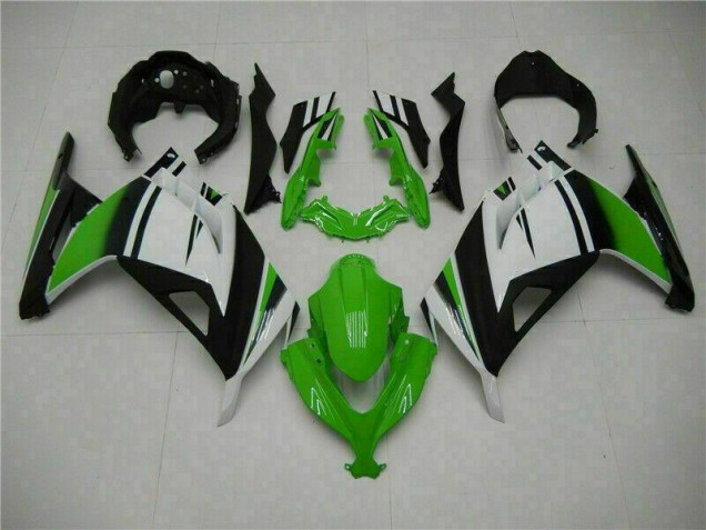 Carénage Moto Kawasaki EX300 2013-2016 - Vert Noir Argent