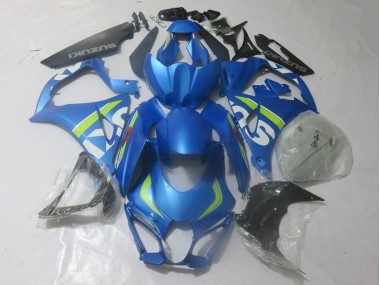 Carénage Moto Suzuki GSXR 1000 2017-2023 - Bleu Lime