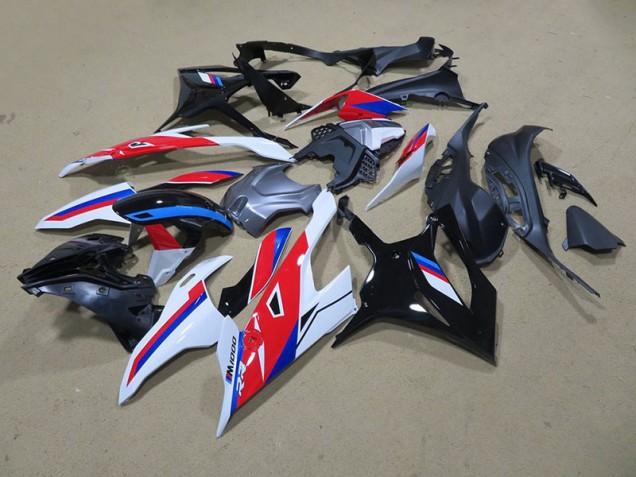 Carénage Moto BMW S1000RR 2019-2022 - Noir Blanc Rouge Bleu